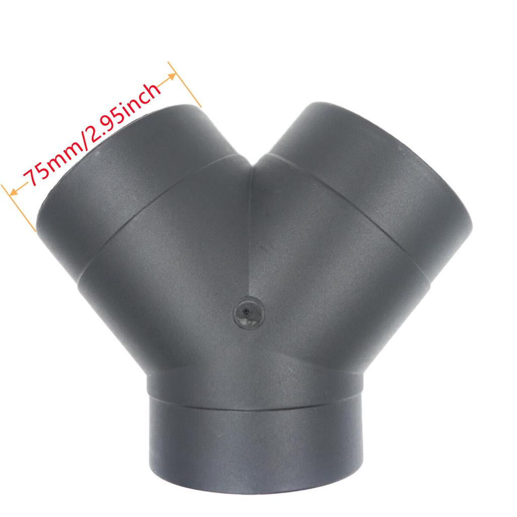 42mm 60mm 75mm Air Vent Ducting Y T L Flat Piece Elbow Pipe Outlet Exhaust Joiner Connector Diesel Heater For Car Caravan Camper