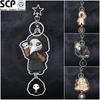 High Quality Scp Foundation Acrylic Double Sided Printing Keychain Durable Bag Pendant Accessories