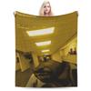 Relax Backrooms Horror Movie Blanket Merch Sofa Decorative Throw Blanket Super Warm Flannel for Bedroom