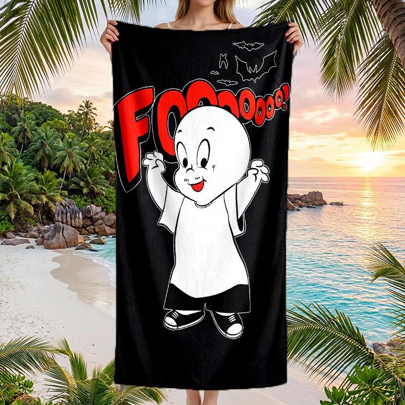 Large Beach Towel Quick Dry Absorbent Towel For Beach IndoorCasper the Friendly Ghost