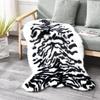 2024 Cartoon Rug Seat Cushion: Fashionable Warm Mat for Sofa, Floor & Cold Protection
