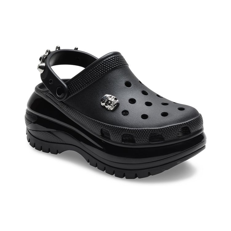 Crocs Mega Crush Clog EVA Fashion Thick Sole Clogs Women Clogs Black 208328-060