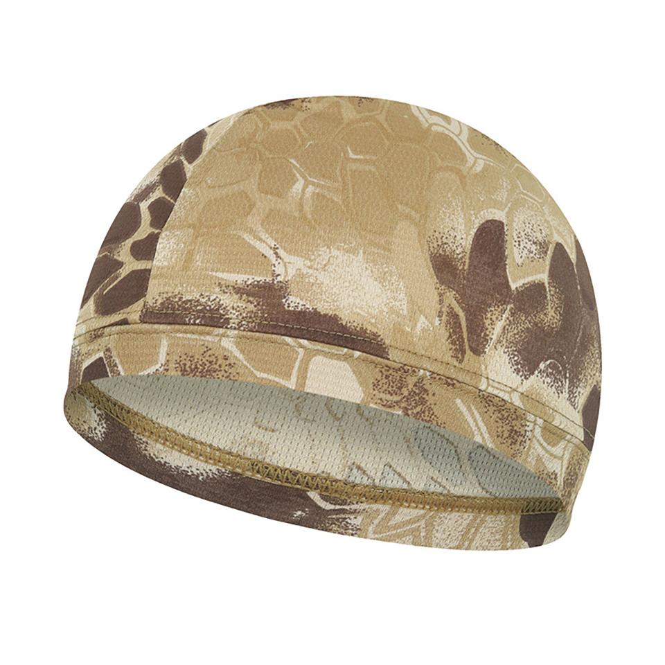 Cycling Hiking Cap Breathable Quick Dry Mesh Camo Print Bike Motorcycle Helmet Liner Sweat Wicking Sports Running Hat
