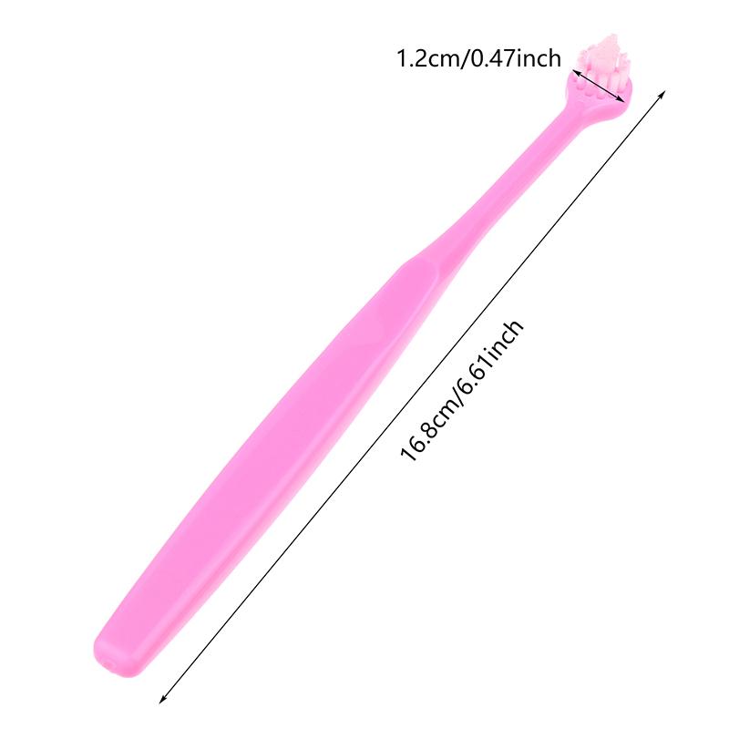 1Pc Orthodontic Interdental Brush Single-Beam Soft Toothbrush for Oral Care Small Head Soft Hair Design for Adult Teeth Cleaning