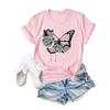 Stil Floare Fluture Tendință Îmbrăcăminte Modă Tricou Desene Animate Tricouri Vara Tricou Femei Doamnă Imprimeu Casual Grafic Top
