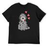 Love Blue Merle Cockapoo Cavapoo Cavoodle T-Shirt Summer Clothes Short Sleeve Tee T-shirts Man Men Clothings