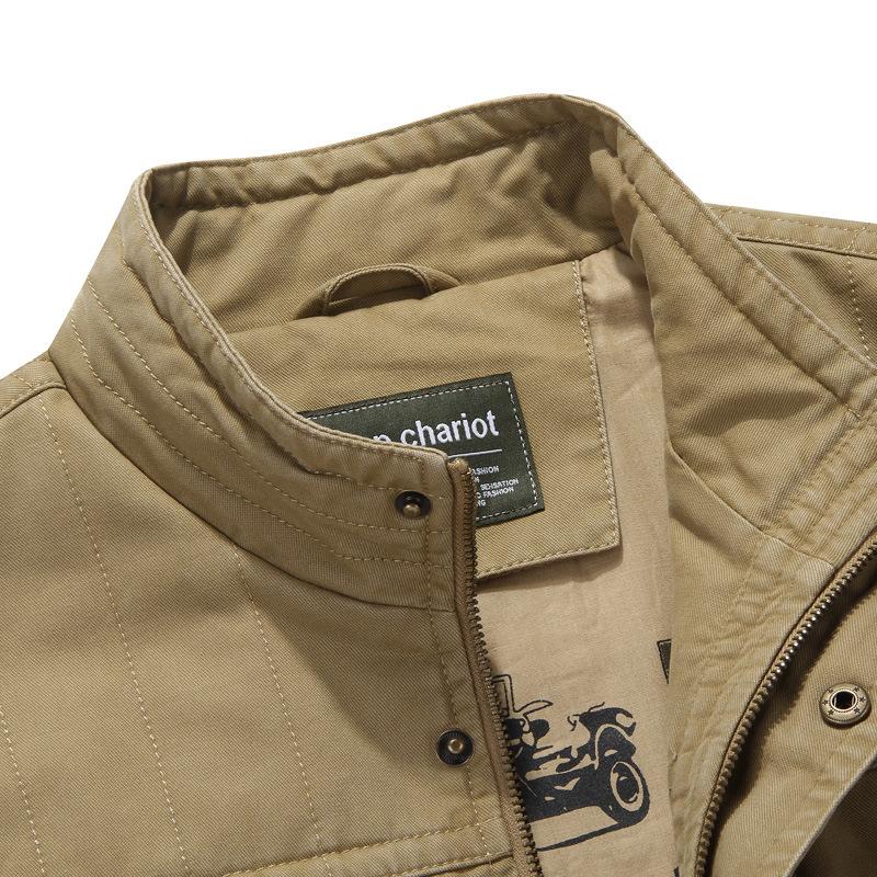 Spring And Autumn Men'S Casual Versatile Spring And Summer Multi-Pocket Multifunctional Vest Vest Vest 8568