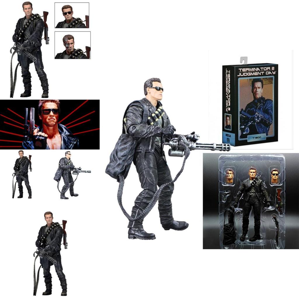 Terminator 2 Judgment Day T-800 Ultimate Arnold Model Toy 7" For Collection And Decoration