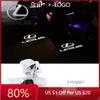 2026 Hot Interior Stickers 2PCs Car Door Light LED Welcome Laser Projector Logo Lamp Backlight For Lexus F SPORT IS250 IS200 CT2