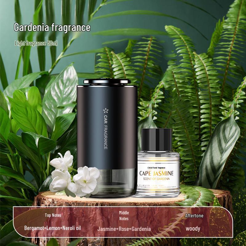 Starry Sky Smart Aroma Diffuser: Dual-Use Misting Perfume with Floral Scent & Atmosphere Light for Car and Home