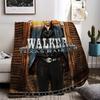 Customize A Versatile Flannel Blanket Featuring 1pc Walker Texas Ranger Creativity, Perfect for Use As a Throw, Art Poster, Or T