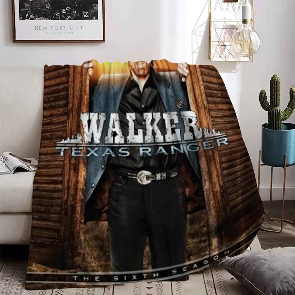 Customize A Versatile Flannel Blanket Featuring 1pc Walker Texas Ranger Creativity, Perfect for Use As a Throw, Art Poster, Or T
