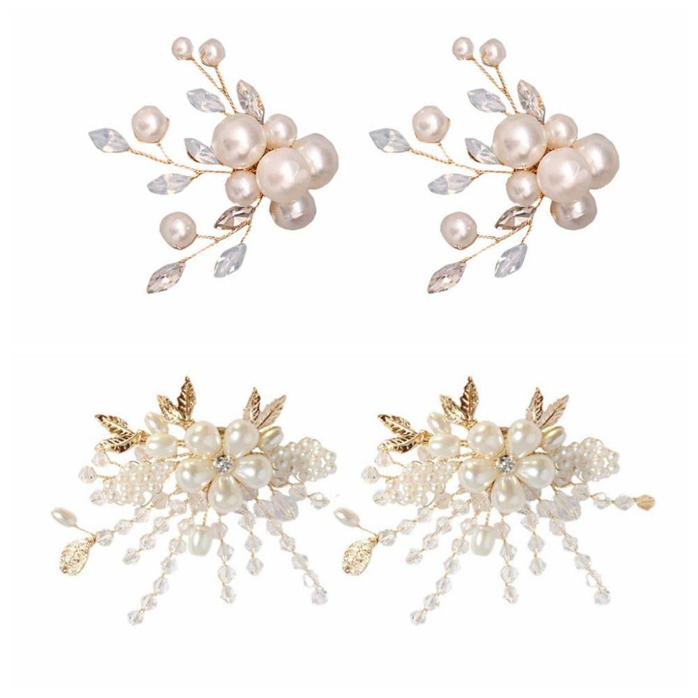 1Pair DIY High Heels Shoe Buckle Rhinestone DIY Shoes Charms Wedding Shoes Accessories  Party