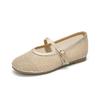 Breathable Single Shoe Rhinestone Soft Sole Mary Jane Shoes