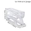 1Pc 3/4 Tier Egg Dispenser,Automatic Rolling,Easy To Clean Ideal for Kitchens and No Need To Worry about Storing Them
