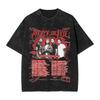 Pierce The Veils Rock Band Washed T Shirt Streetwear Hip Hop Novelty T-Shirt Tees for Men Women Short Sleeve High Street