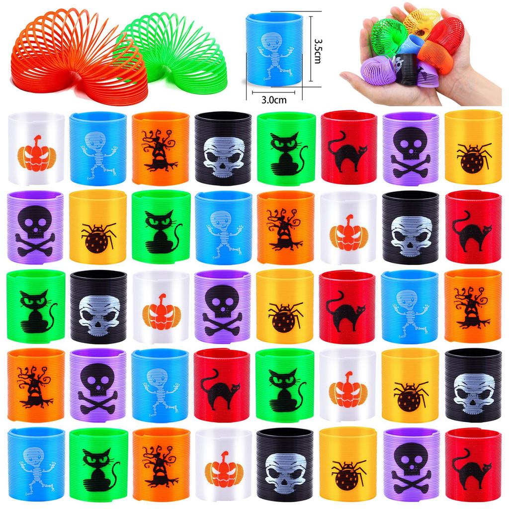 10Pcs Halloween Fidget Toys Skull Pumpkin Stress Relief Sensory Toys For Boys Girls Halloween Party Favors Kids Gifts