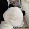 Korea Cute Bear Ears Knit Cap Autumn and Winter Warm Cute Bear Ear Earflap Hat Beanies Cap Warm Thick Winter Hat Cycling Ski Pullover Cap