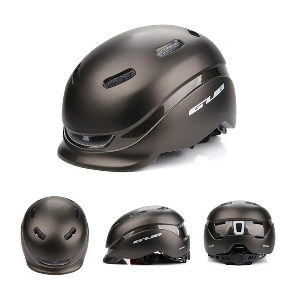 Cycling Helmet with USB Charging Taillight PC+EPS Safety Bike Sports Urban Leisure Bicycle Helmet