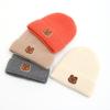 Cute Little Bear Wool Hat for Women In Autumn and Winter Fashionable Warm and Versatile Hat  Cold Hat  Knitted Men  Plus Velvet Students Thickened