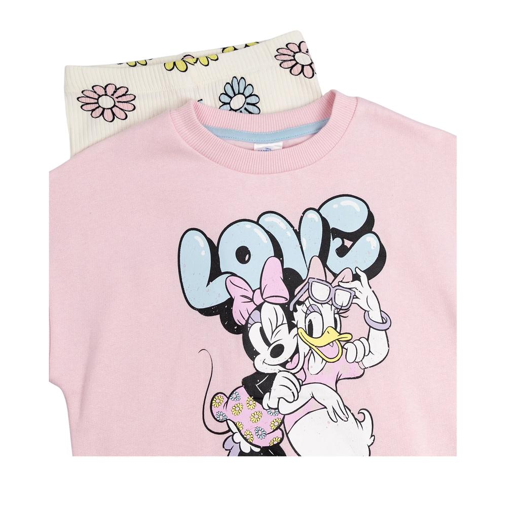 Disney Minnie Mouse & Daisy Sweatshirt en Joggingbroek Set voor Meisjes