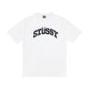 Camiseta de Algodón Unisex de Corte Holgado con Estampado de Letras Camiseta Casual de Manga Corta para Adolescentes y Adultos