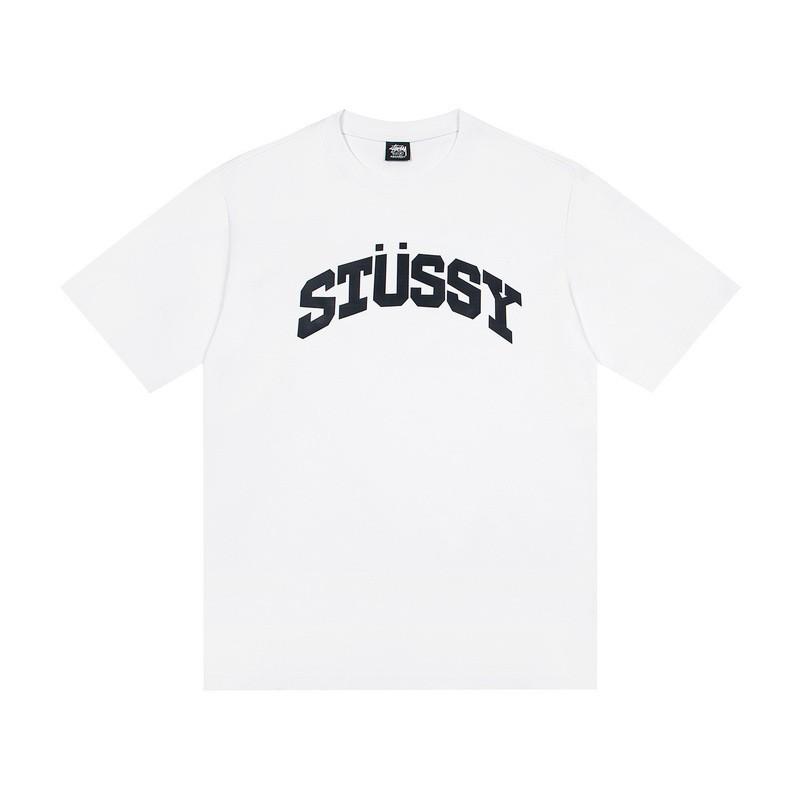 Camiseta de Algodón Unisex de Corte Holgado con Estampado de Letras Camiseta Casual de Manga Corta para Adolescentes y Adultos