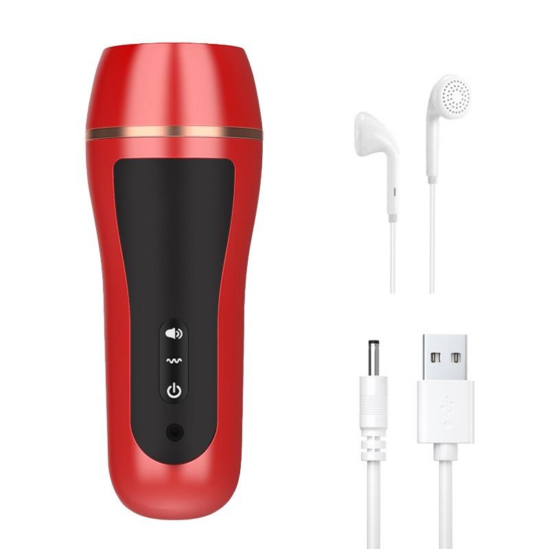 Digital Aeroplane Cup Male Rechargeable Vibration Interactive Pronunciation Cup Electric Masturbator Adult Erotic Sex Products