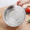 304 Stainless Steel Double Layer Steamer Rack with Egg Holder and Variable Hole Sizes