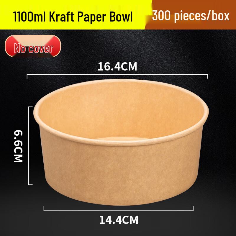 Kraft Paper Disposable Food Bowls