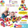 Magnetic Building Blocks Set Kids Toys Magnetic Rods and Bars Magnetic Blocks Montessori Kids Educational Toys Boys and Girls