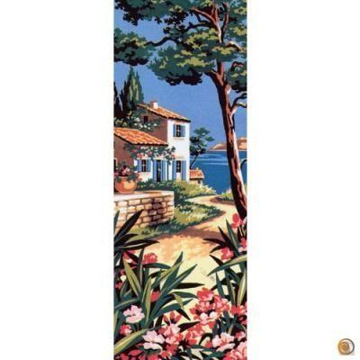 Canevas antique Mas provençal - 25x60cm
