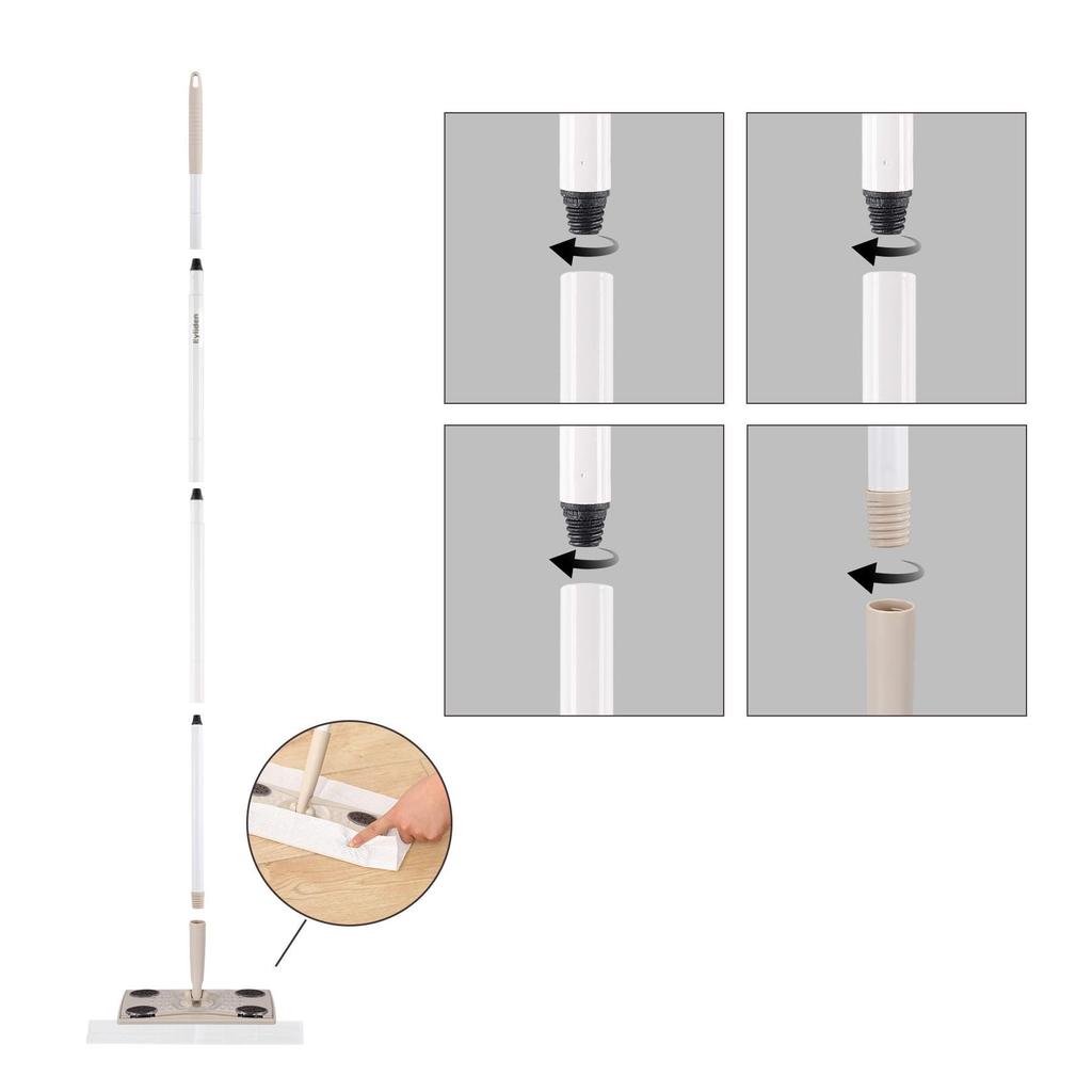 Eyliden Floor Floor Floor Cleaning Floor Joint Cleaning Cleaning Pack of 10 Dry Sheets Wiper, Beige, Mop, Tool, Wiper, Type, Sheet, Tool,