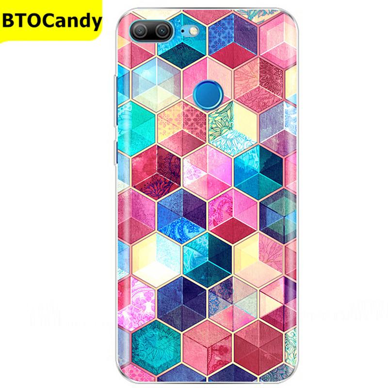 Etui For Honor 9 Lite Etui Kwiat Miękki Silikon Couqe Etui na Telefon Huawei Honor 9 Lite Etui Na Tył Honor9 9lite Coque Funda