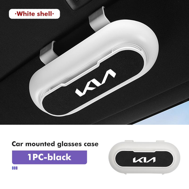 Car Portable Sun Visor Sunglasses Holder Case Glasses Boxes Interior Accessories For KIA Ceed Sportage Rio K5 K2 Optima Cerato drlqc11