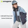 Onmygame Kinder Winddichte Wasserdichte Kapuzenjacke für Frühling/Herbst