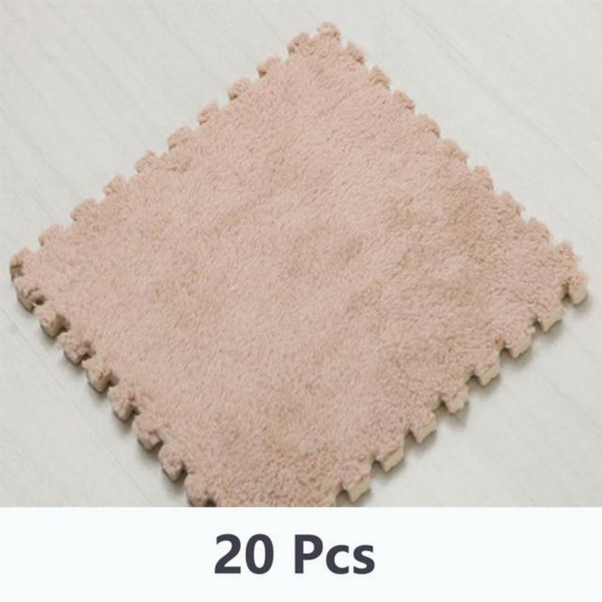 

Мягкие плюшевые детский игровой коврик-головоломка 30х30 см 10/20 шт Other