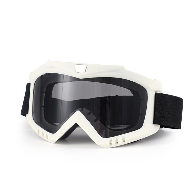 Outdoor Off-Road Motorcycle Windproof Sand-Proof UV-Protective Goggles with Interchangeable Lenses Full Frame for Riding