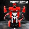 Transformable Remote-controlled Car, One-button Transformation and 360° Rotation for Car-robot, Suitable Gift for Children, Perf