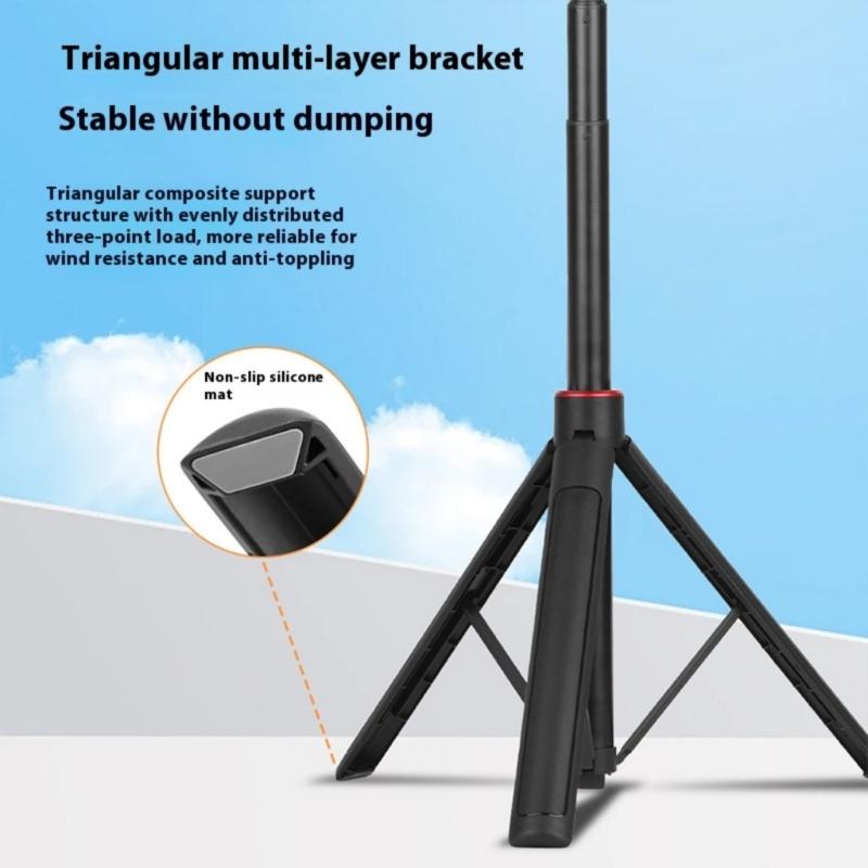 Portable Selfie Stick With Tripod Stand Accessories Extension Telescoping Selfie Stick Tripod for Action Camera