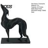 Modern Pet Decor 3D Printed Greyhound Statue, Matte Black Minimalist Dog Sculpture, Lifelike Light Luxury Home Figure, Statues for Office Decor, Gifts