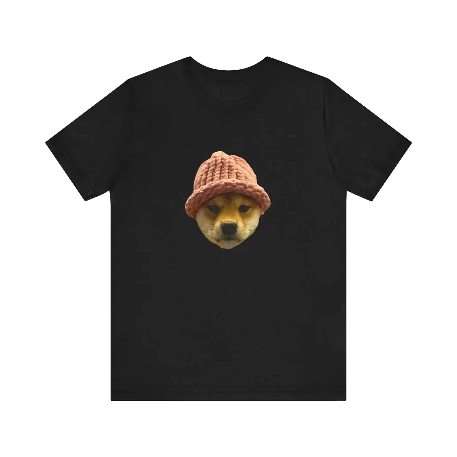 WIF Memecoin T Shirt Bitcoin for Fan Hodler Dogwifhat Cryptocurrency Coin Crypto Dog in A Hat Harajuku Style Street Summer Tops XL