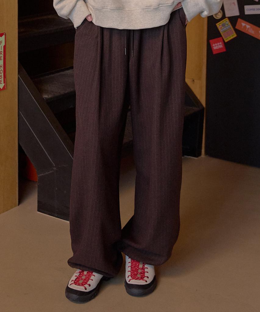 Piopal Redtag Stripe Pants - Brown