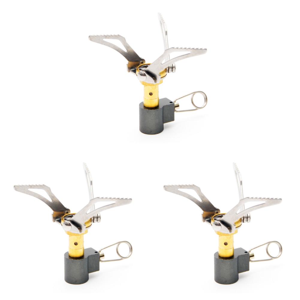 Folding Camping Stove Head Lightweight Outdoor Gas Burner Head Heat-Resistant and Waterproof Cooking Burner Accessories