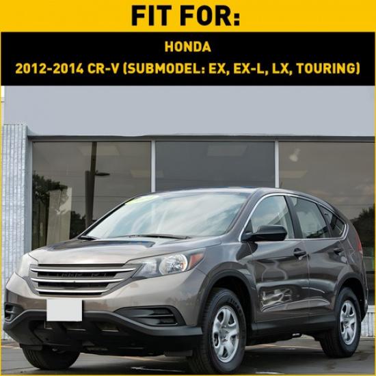 2x Fog Light Bracket For 2012-2014 Honda CR-V Front Driver Passenger Side Black