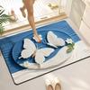 3D visual bathroom floor mat household diatom mud floor mat water-absorbing quick-drying non-slip mat Tianjin carpet