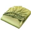Summer Ice Silk Cooling Fitted Sheet 3-Piece Set with Anti-Slip Full Mattress Cover