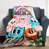 The Amazing World of Gumball Print Flannel Blanket High Quality Warm Comfortable Cover for All Seasons Perfect for Gifts Home Deco