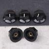 5Pcs Bakelite Knob Mf-B01 Mf-B02 Mf-B03 Hexagonal Potentiometer Band Switch Cap Inner Hole 6Mm Potentiometer Knobs