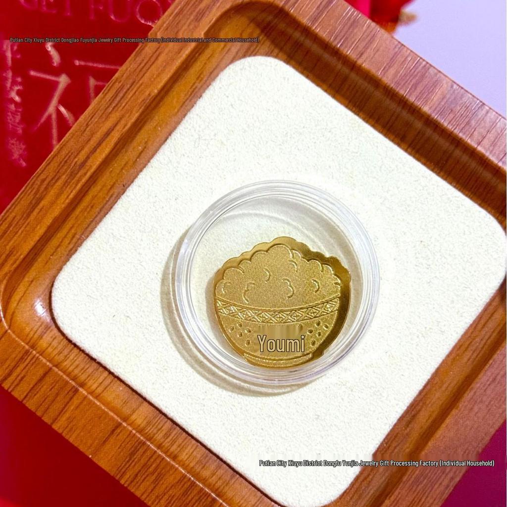 Pure Gold 999 Horse Year Phone Sticker for Wealth and Health - Popular Douyin Live Seller